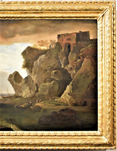Naufrage sur le récif - Claude Joseph Vernet (1714 -1789) signé et daté 1786 - Romano Ischia